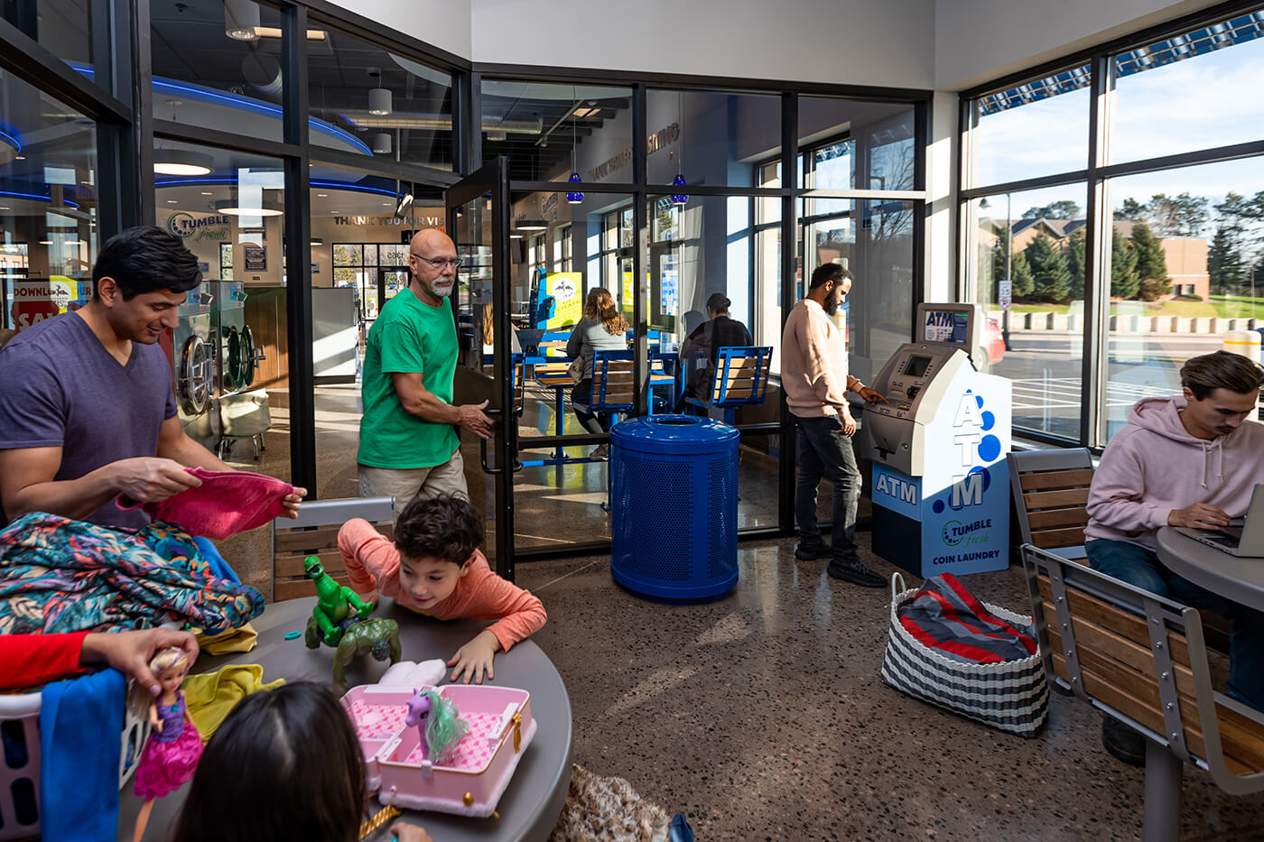 tumble fresh laundry lobby